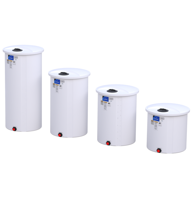 55 Gallon Vertical Batch Tanks