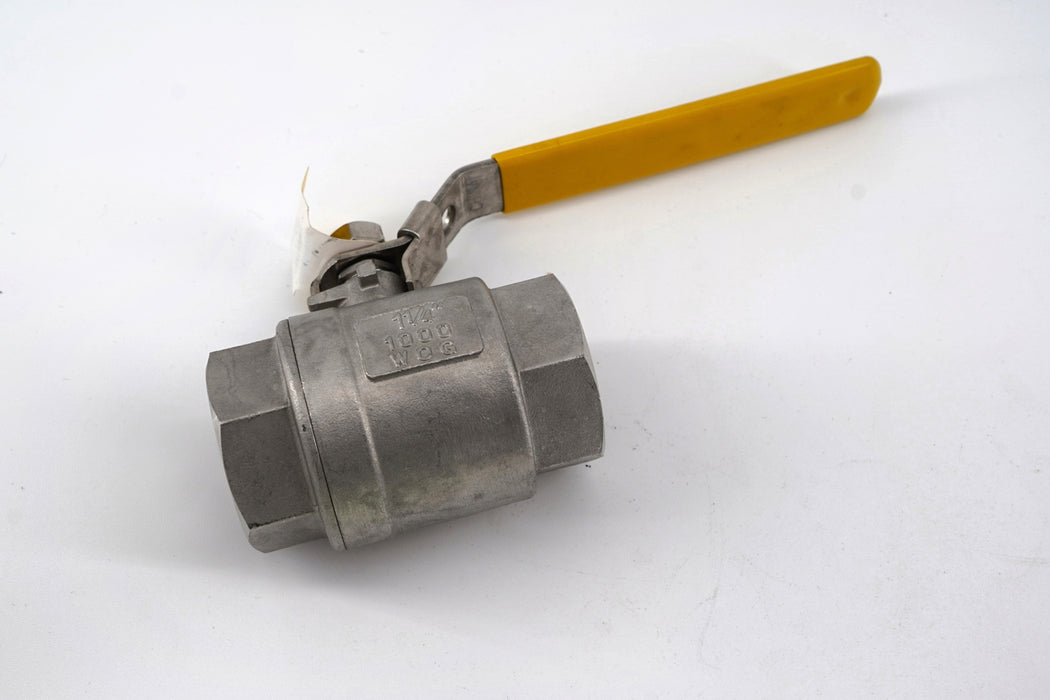 1-1/4" Warren Full Port Ball Valve with Hole