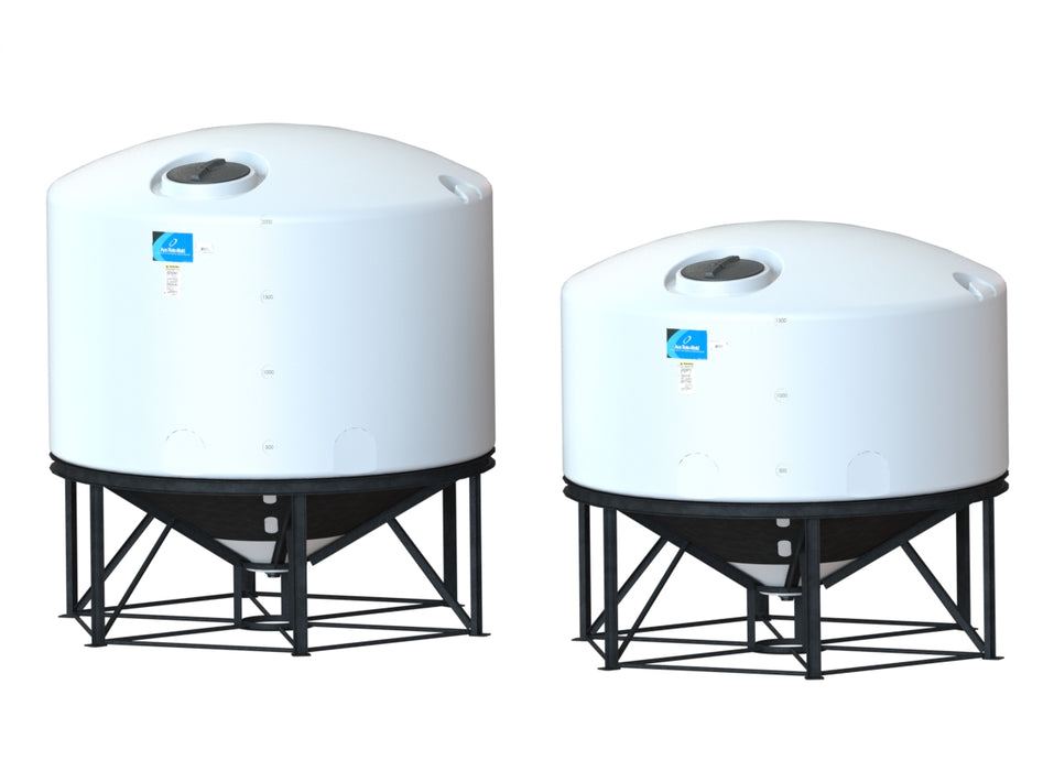 2600  Gallon 30° Cone Bottom Tank