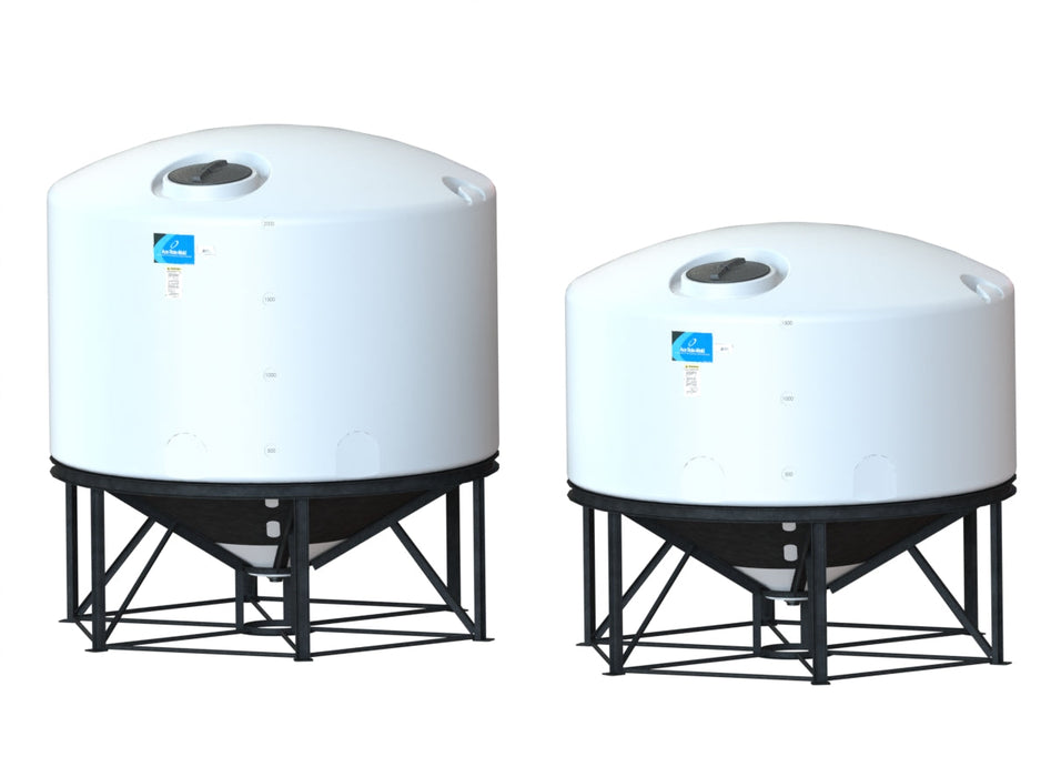2600  Gallon 45° Cone Bottom Tank