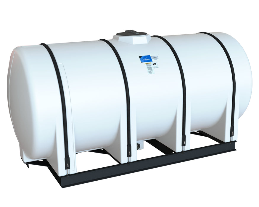 1850 Gallon Elliptical* Free Standing Horizontal Tank with Sump