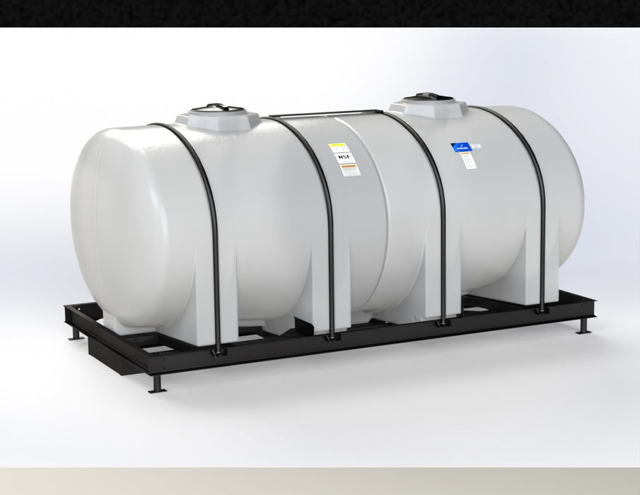 3200 Gallon Elliptical* Free Standing Horizontal Tank with Sump