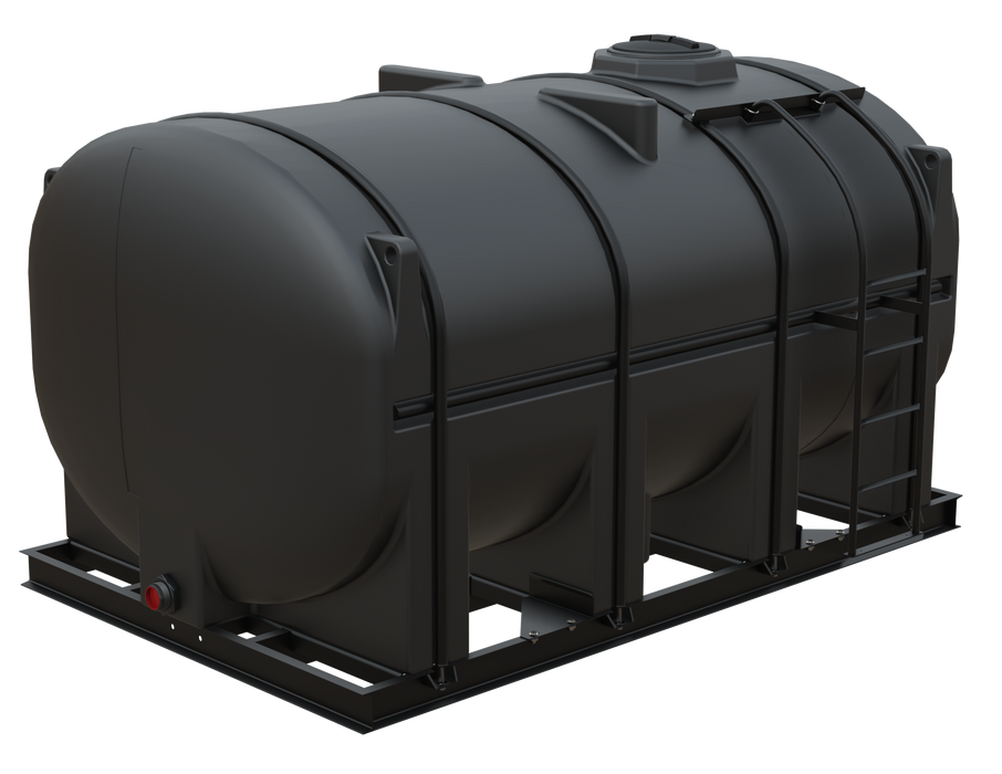 2350 Gallon Elliptical* Free Standing Horizontal Tank without Sumwieght