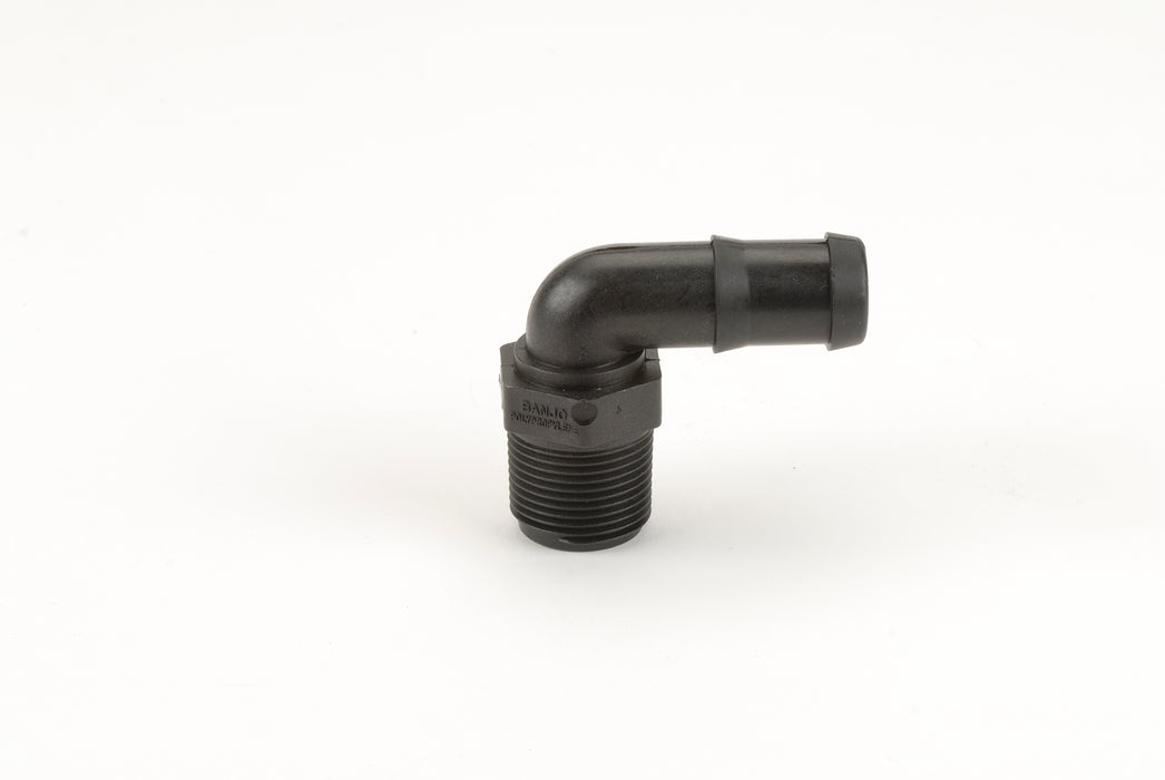 ¾" Male Thread x ¾" 90° Hose