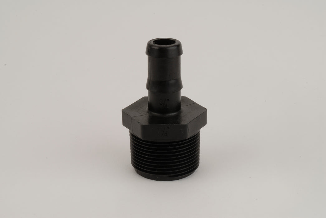1¼" Male Thread x ¾" Hose Barb