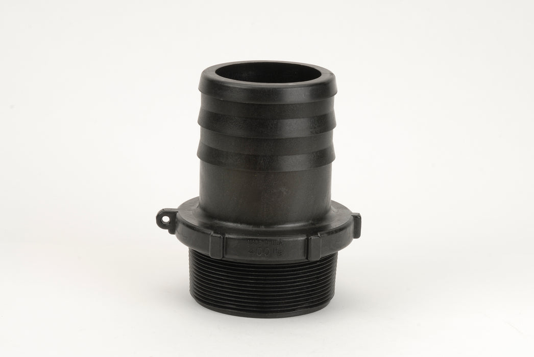 4" Male Thread x 4" Hose Barb