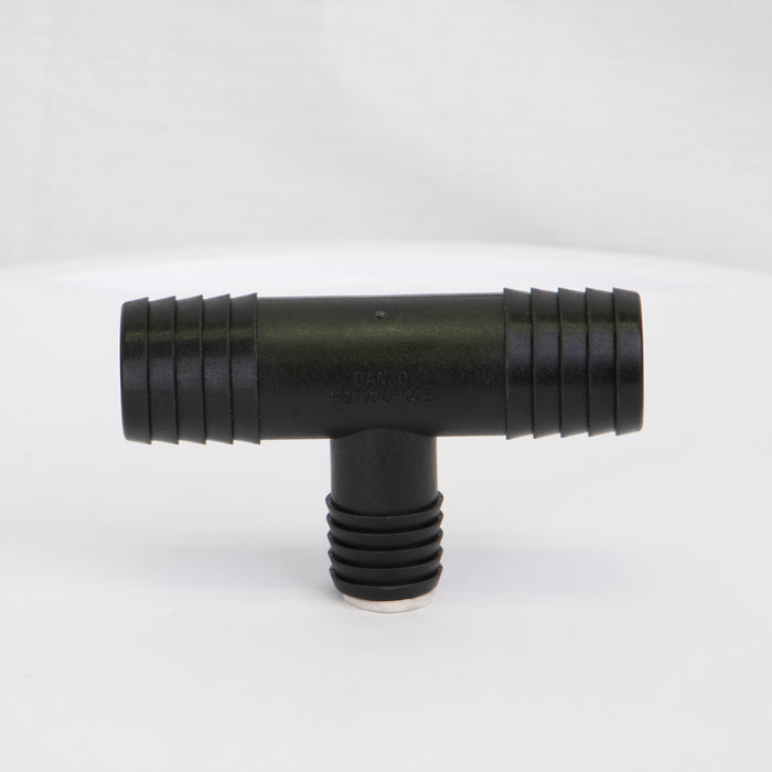 1" x 1" x ¾" Hose Barb Tee