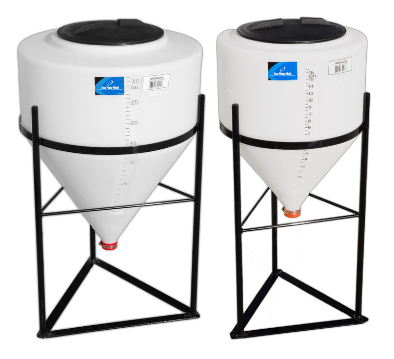 30 or 55  Gallon Inductor Stand – 24" Diameter, 4" Taller for Full Drain Tank
