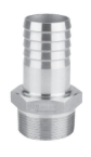 1 1/2"  Stainless Steel Hose Barb Nipple