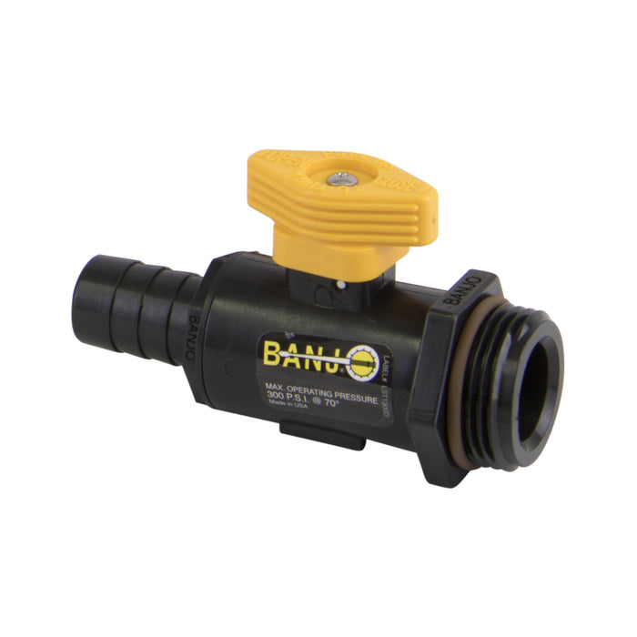 ¾" Hose Barb x 1" Male NPT