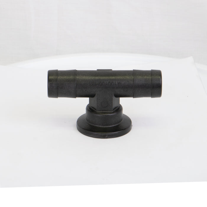 1" Flange x 1" Hose Barb Tee