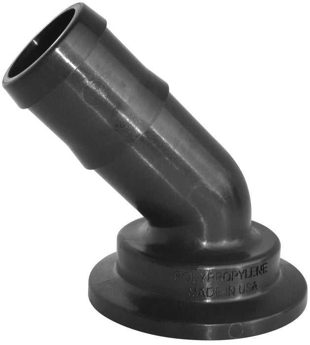 2" Flange x 1¼" 45 Degree Hose