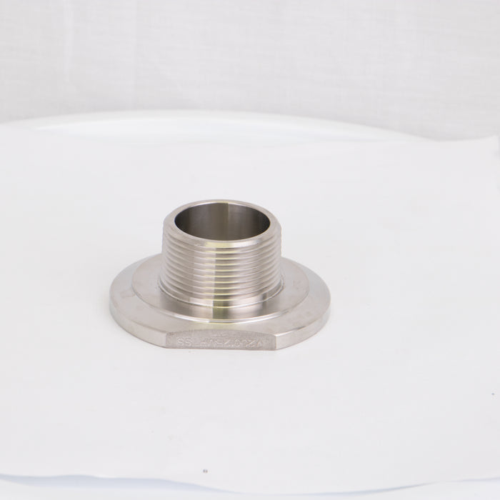 2" Flange x 1¼" Male Thread SS