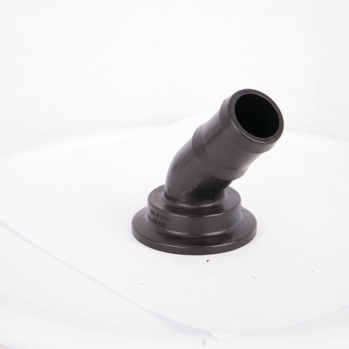 2" Flange x 1½" 45° Hose Barb