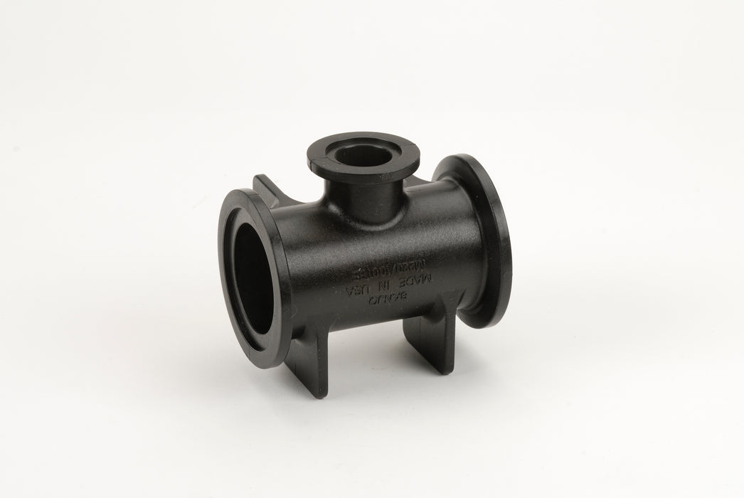 2" Full Port x 1" Flanged Tee