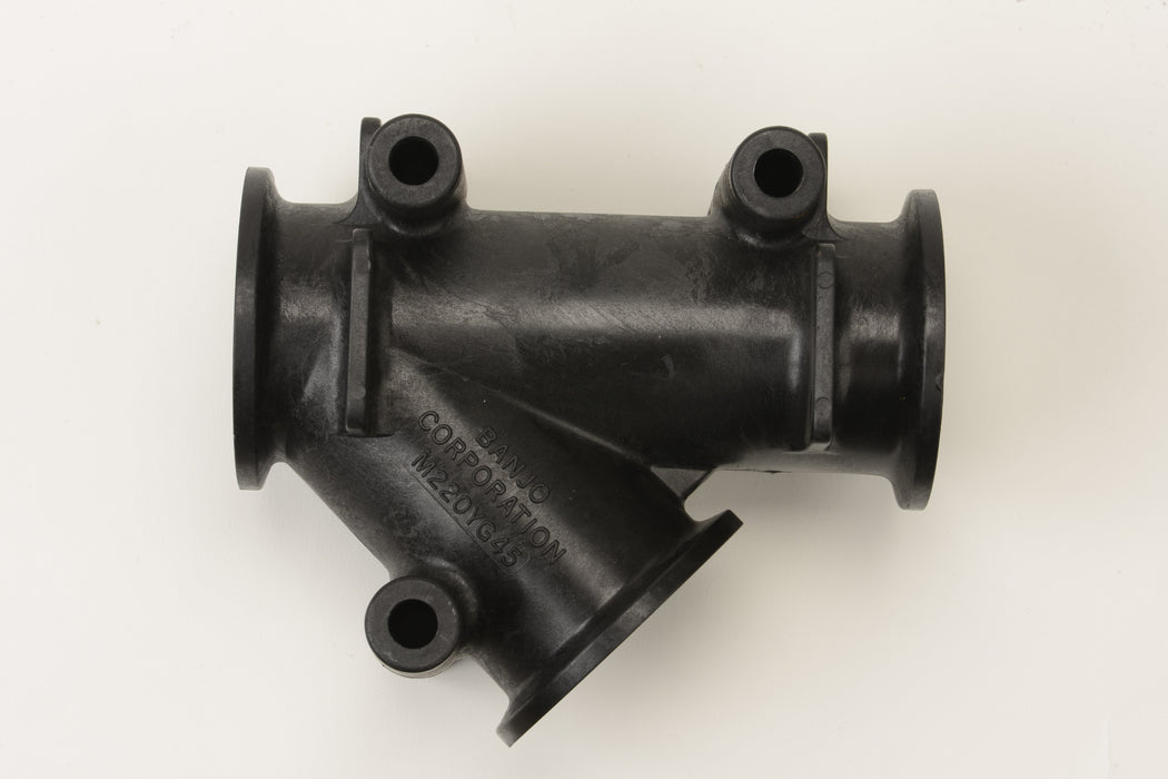 2" FP 45° Y Flange with ¾" Gauge