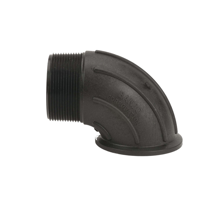 3" Flange x Male NPT Thread Sweep