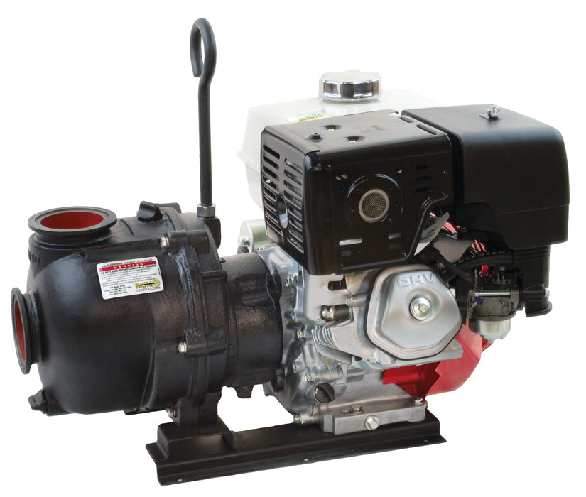 3" Cast Iron Manifold Wet Seal Pump with  13 HP Honda® Engine with  Electric Start & Pull Rope