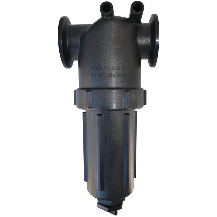 Line Strainer 'T' 2" Flange-  100 Mesh  Stainless Steel Screen
