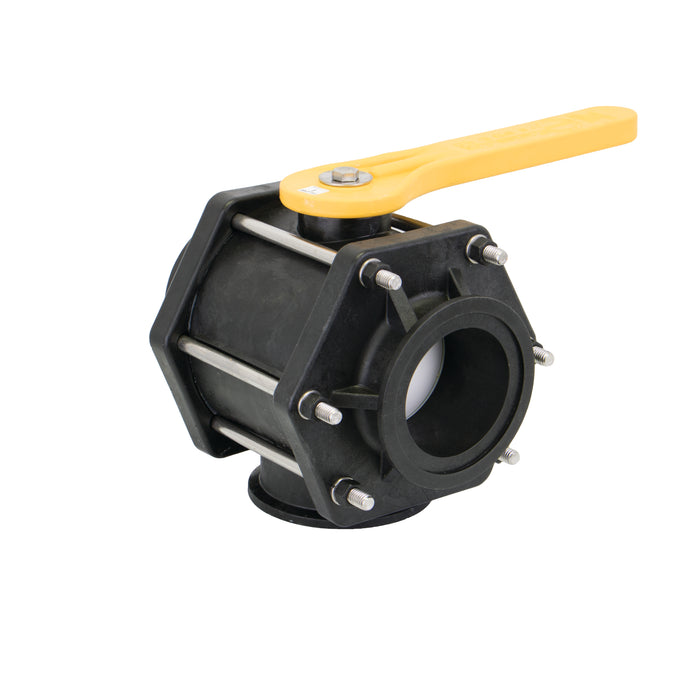 3" Full 3-Way Bottom Load Valve
