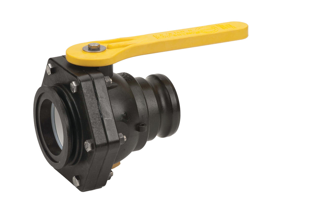 3" Stubby Valve QDC x Flange