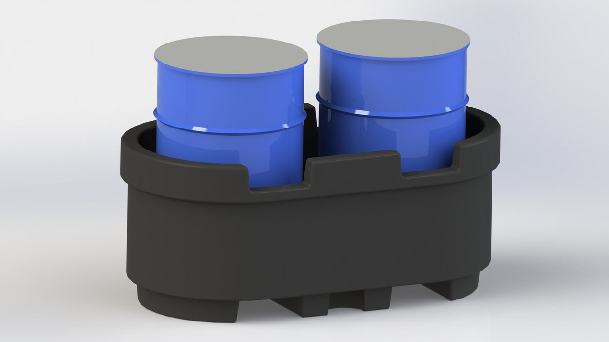55 Gallon Drum Containment Tank 2 Drum