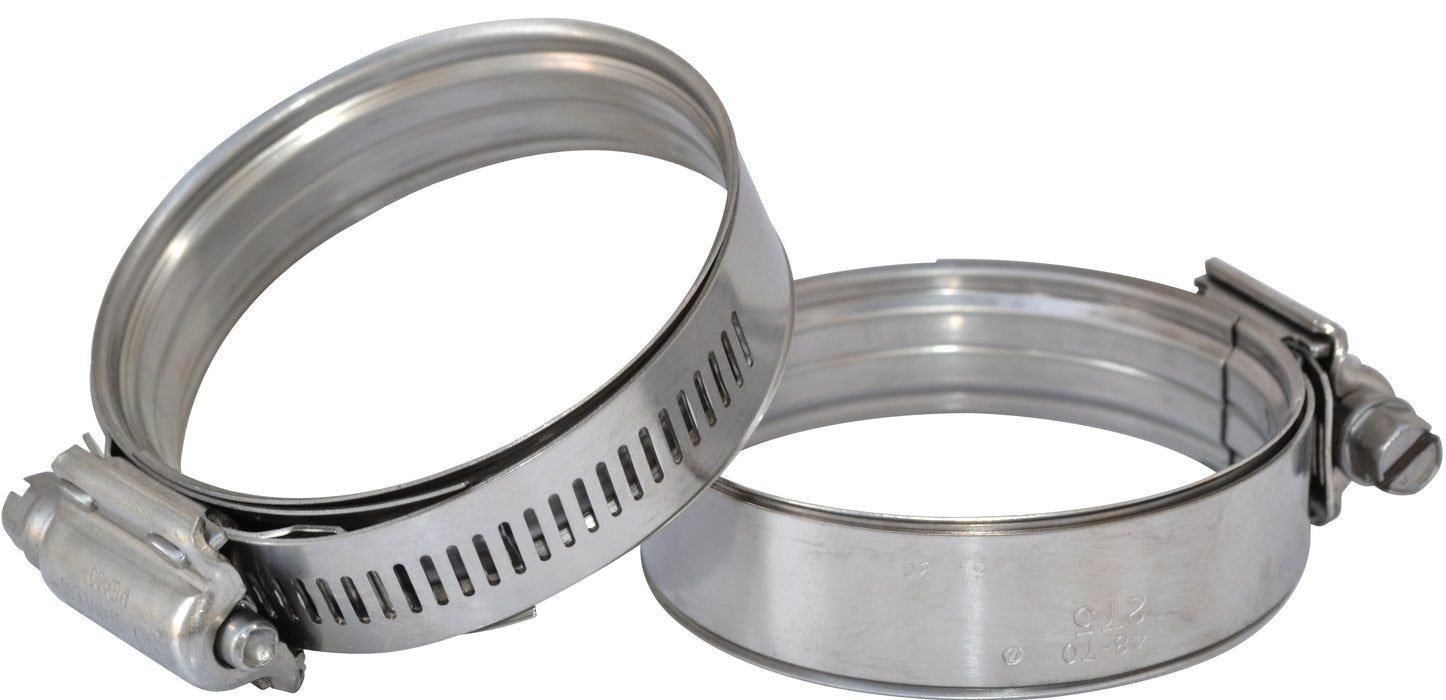 Pressure Seal Heavy Duty Hose Clamp 300 Stainless Steel (3.31"-4.00")