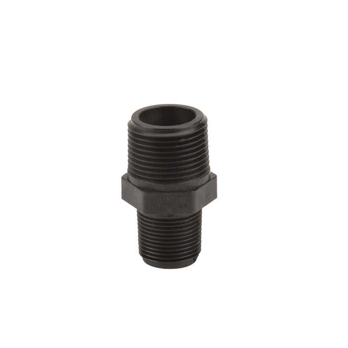 1" x ¾" Poly Reducing Nipple