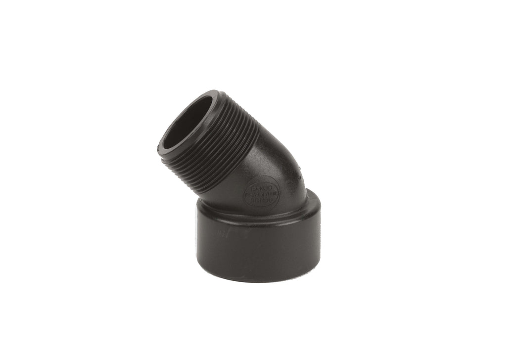 1½" 45° Poly Street Elbow