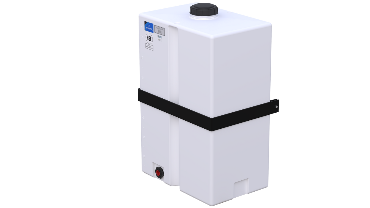 100 Gallon Flat-Bottom Utility Tank Rectangular