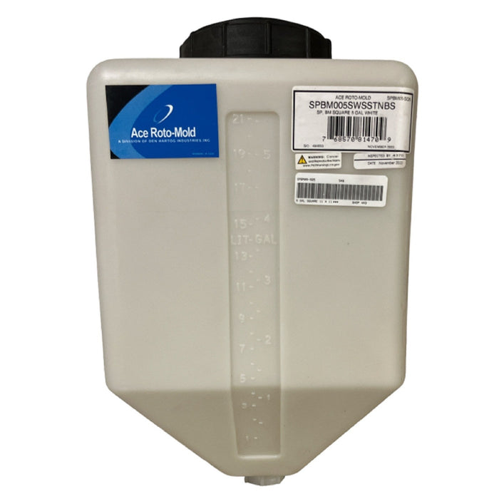 5 Gallon Square Rinse Tank