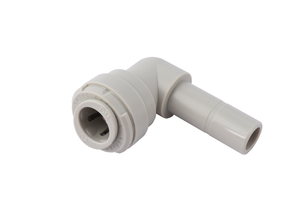 Push-In x Stem Tube Elbow Union