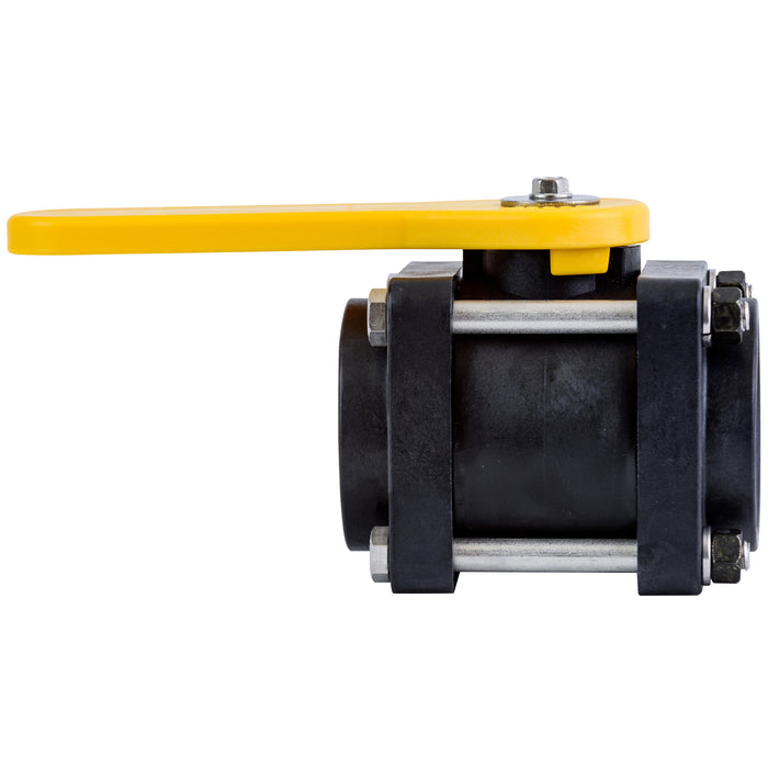 Ball Valve 2" Standard Port 4 Bolt with  Yellow Handle