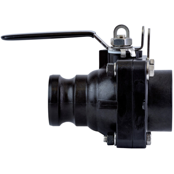 Ball Valve  Stainless Steel Short Series Full Port 2" Male Adapter x 2" Female NPT