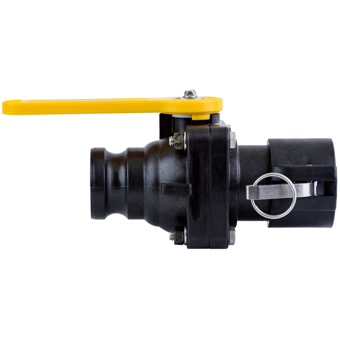 2" Male Adapter x 2" Female Coupler; Full Port