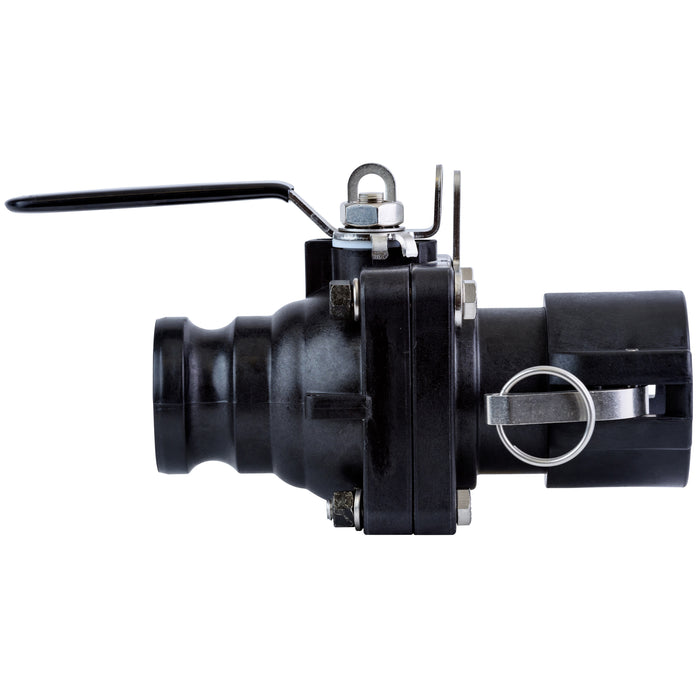 2" Male Adapter x 2" Female Coupler; Full Port,  Stainless Steel