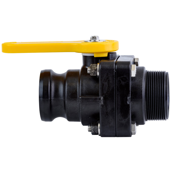 Ball Valve Short Series Standard Port 2" Male Adapter x 2" Male NPT