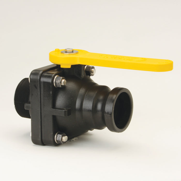 2" F Male Adapter x 2" Male NPT Valve