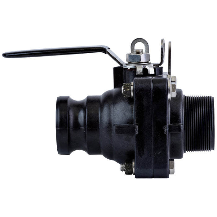 Ball Valve  Stainless Steel Short Series Full Port 2" Male Adapter x 2" Male NPT