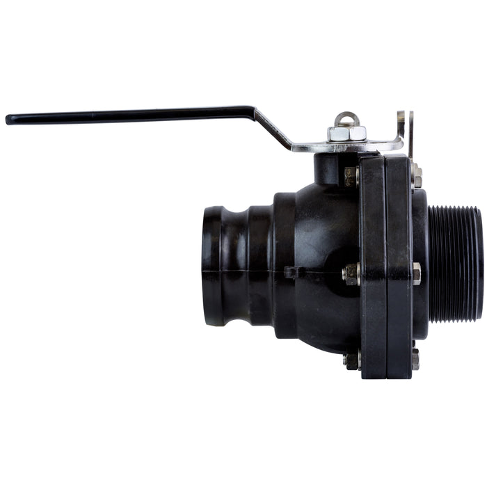 Ball Valve  Stainless Steel Short Series Full Port 3" Male Adapter x 3" Male NPT