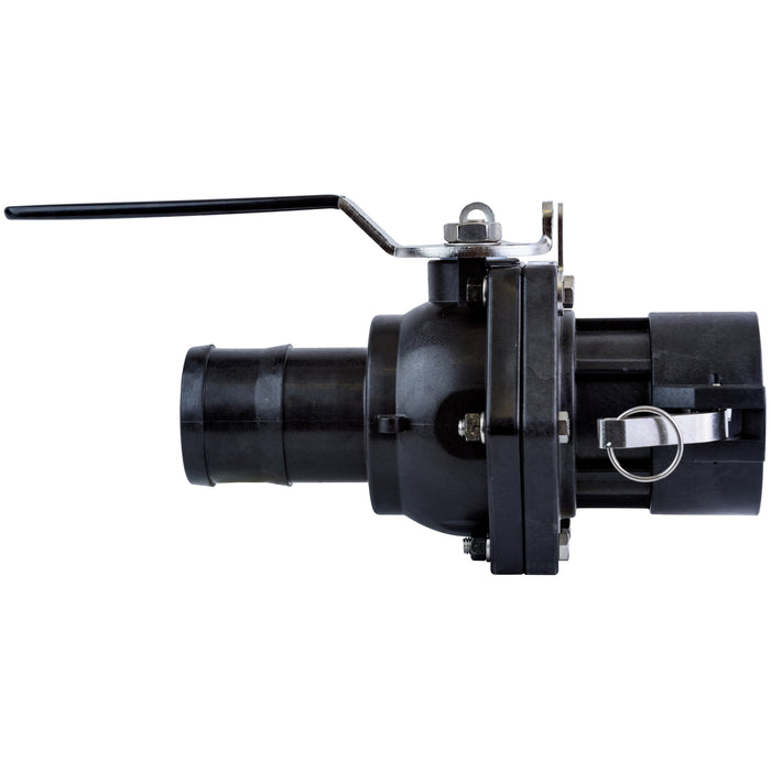 Ball Valve  Stainless Steel Short Series Full Port 3" Hose Barb x 3" Male NPT