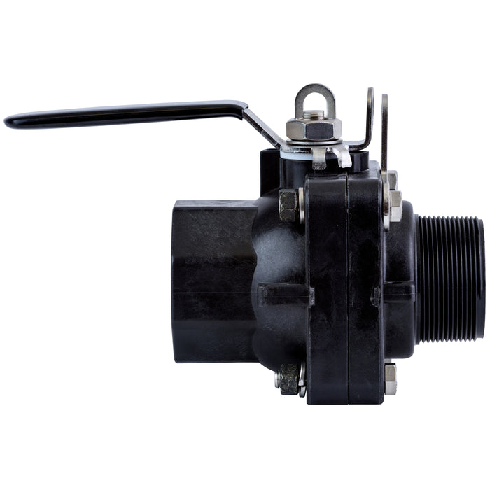 Ball Valve  Stainless Steel Short Series Full Port 2" Female NPT x 2" Male NPT