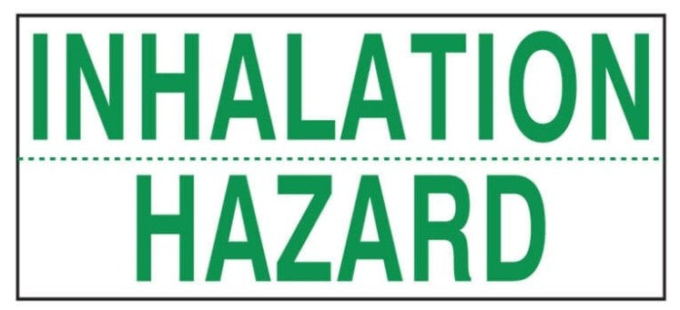 Inhalation Hazard Safety Decal