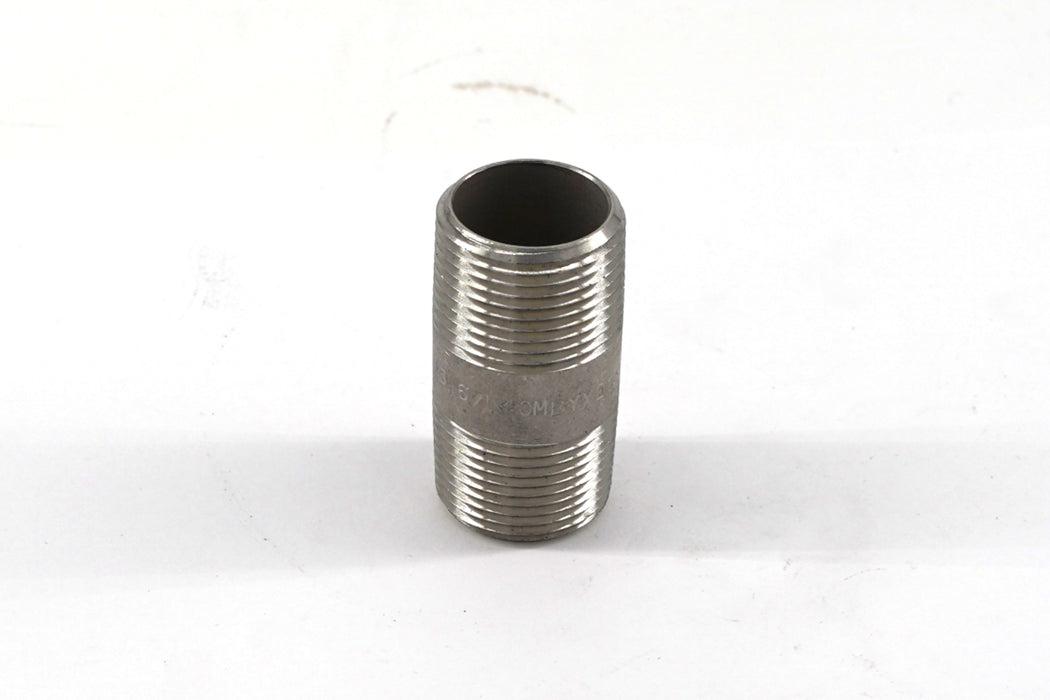 3/4"  Close Stainless Steel Pipe Nipple