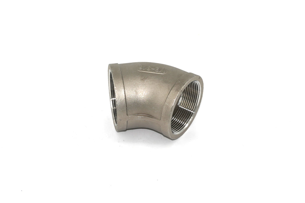 1 1/2"  45° Stainless Steel Elbow