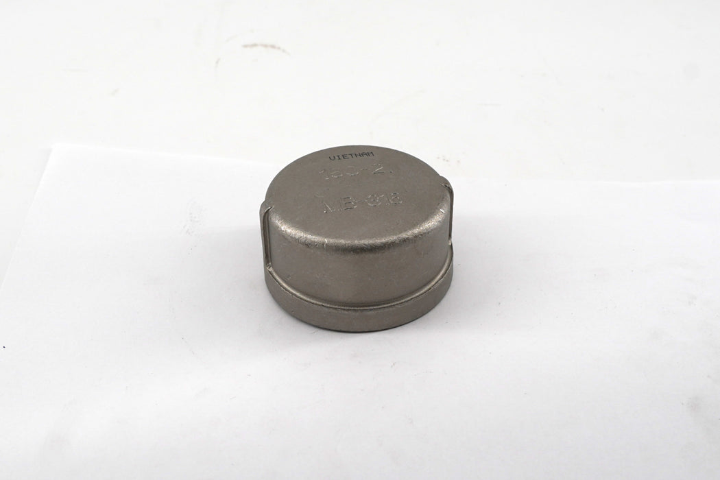 1 1/2""  Stainless Steel Cap