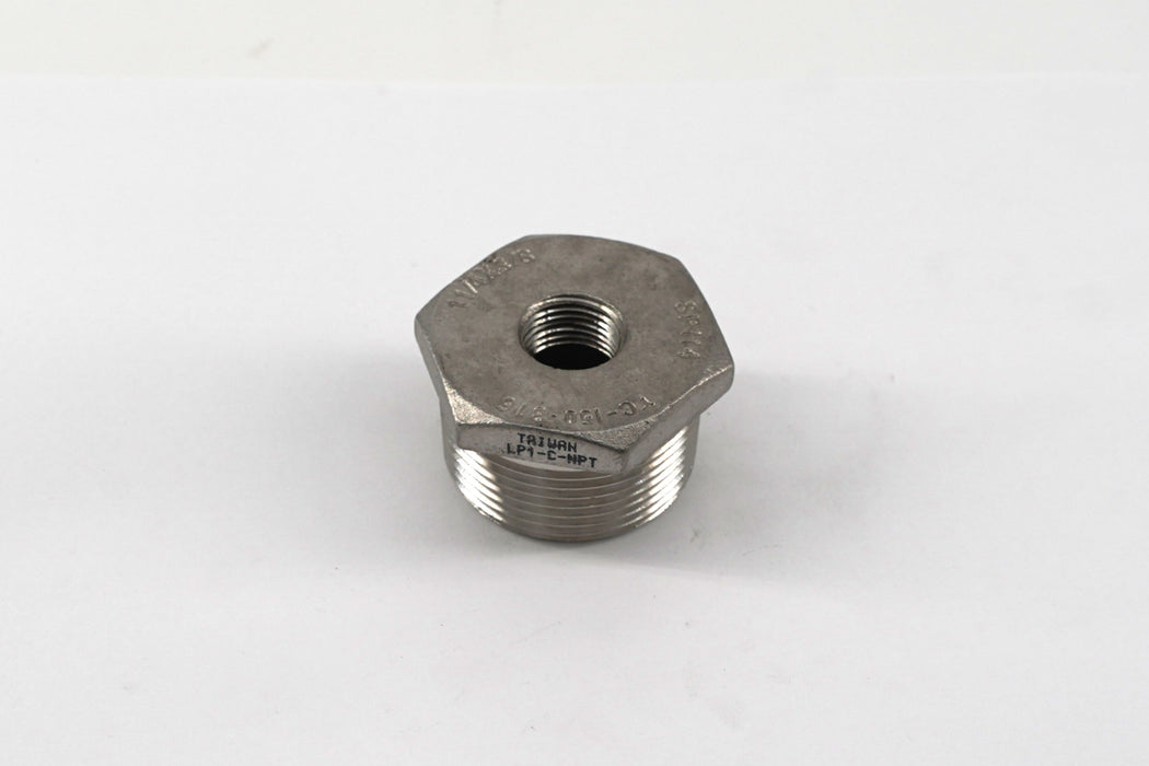 1"  x 3/4"  Stainless Steel Reducer Bushing