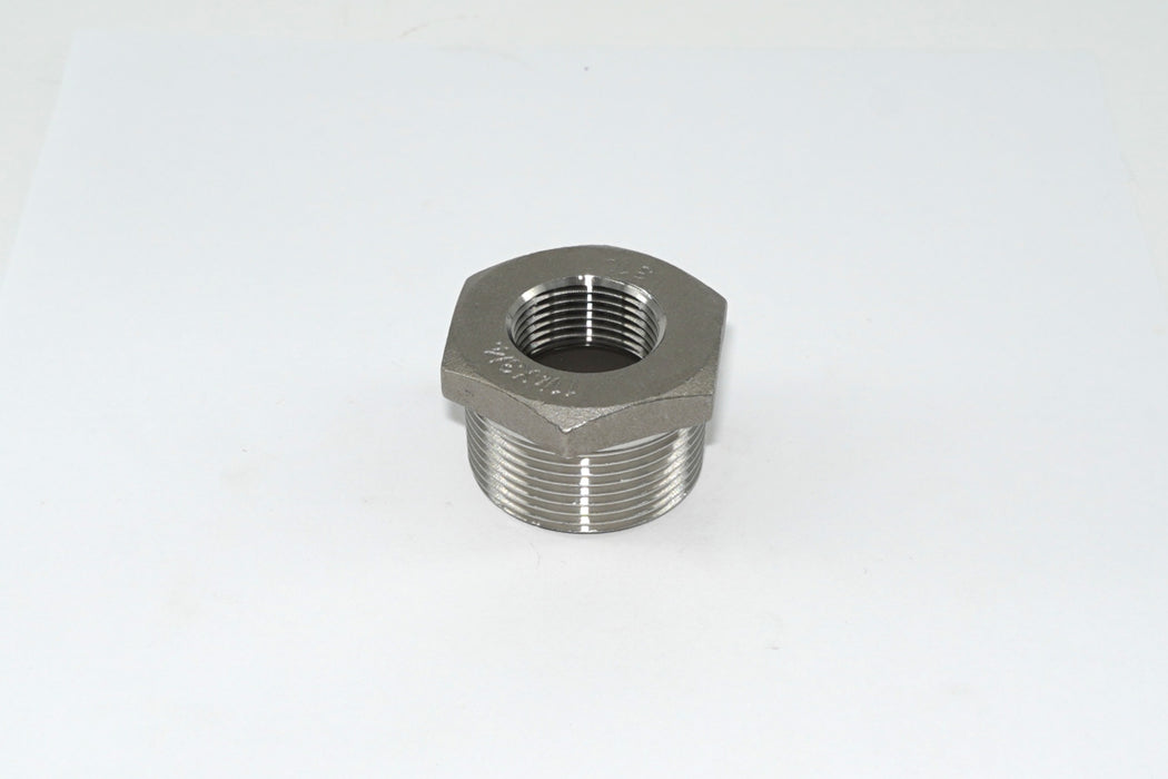1 1/4"  x 1/2"  Stainless Steel Reducer Bushing