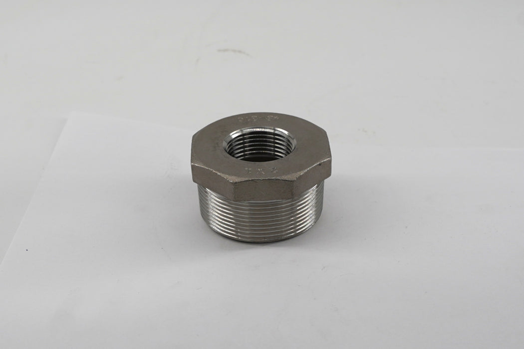 1 1/2"  x 1 1/4"  Stainless Steel Reducer Bushing