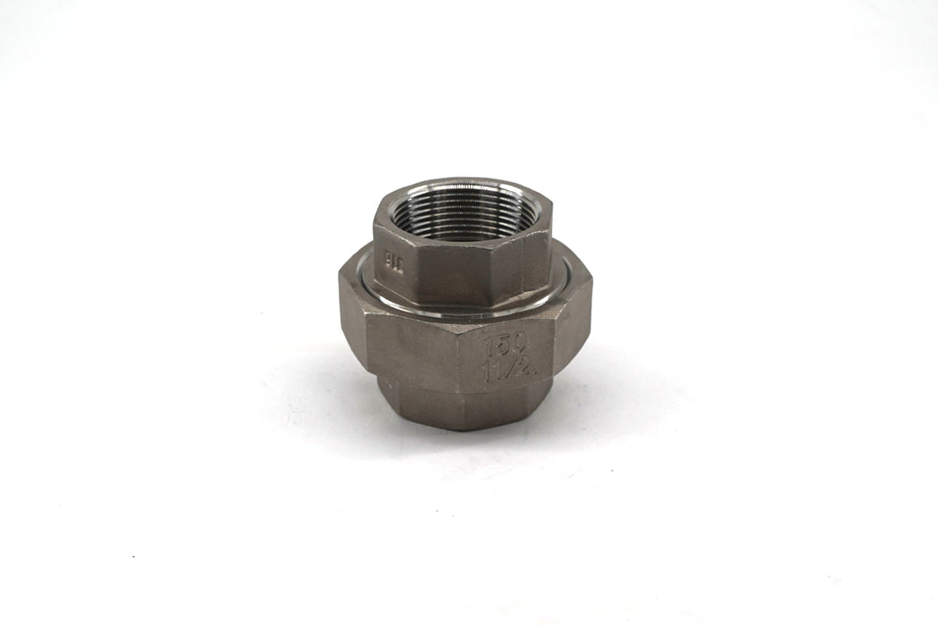 1 1/4"  Stainless Steel Union